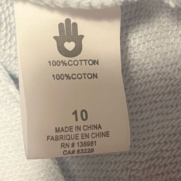 Spiritual Gangster Kids Light Blue Preowned Sz S (10) Sweatshirt - Picture 5 of 6